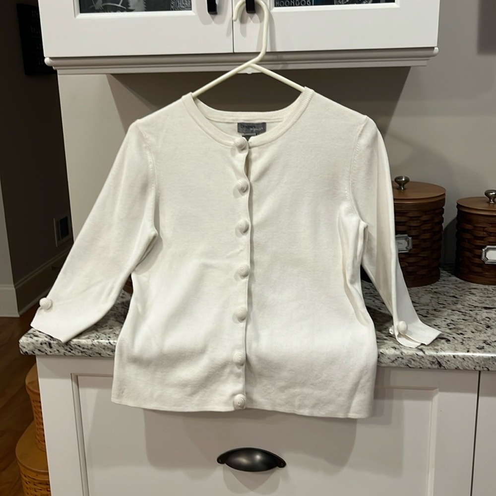 Q designer original woman’s cardigan sweater